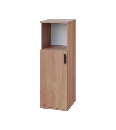 LN 3 - 3DN kancelářská skříň, 1-dveřová/nika, levá, 1107x360x400, dub bardolino